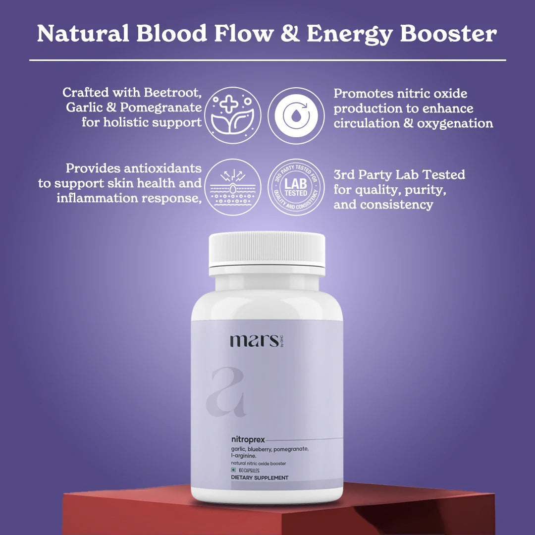 Mars NitroPrex: A Natural Nitric Oxide Booster: Size & Bedroom Performance